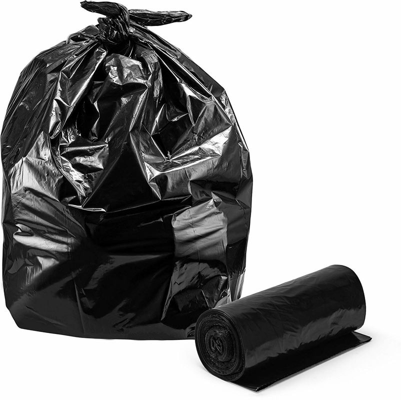 Star Sealed Heavy Duty Waste Bags , Customized Large Black Bin